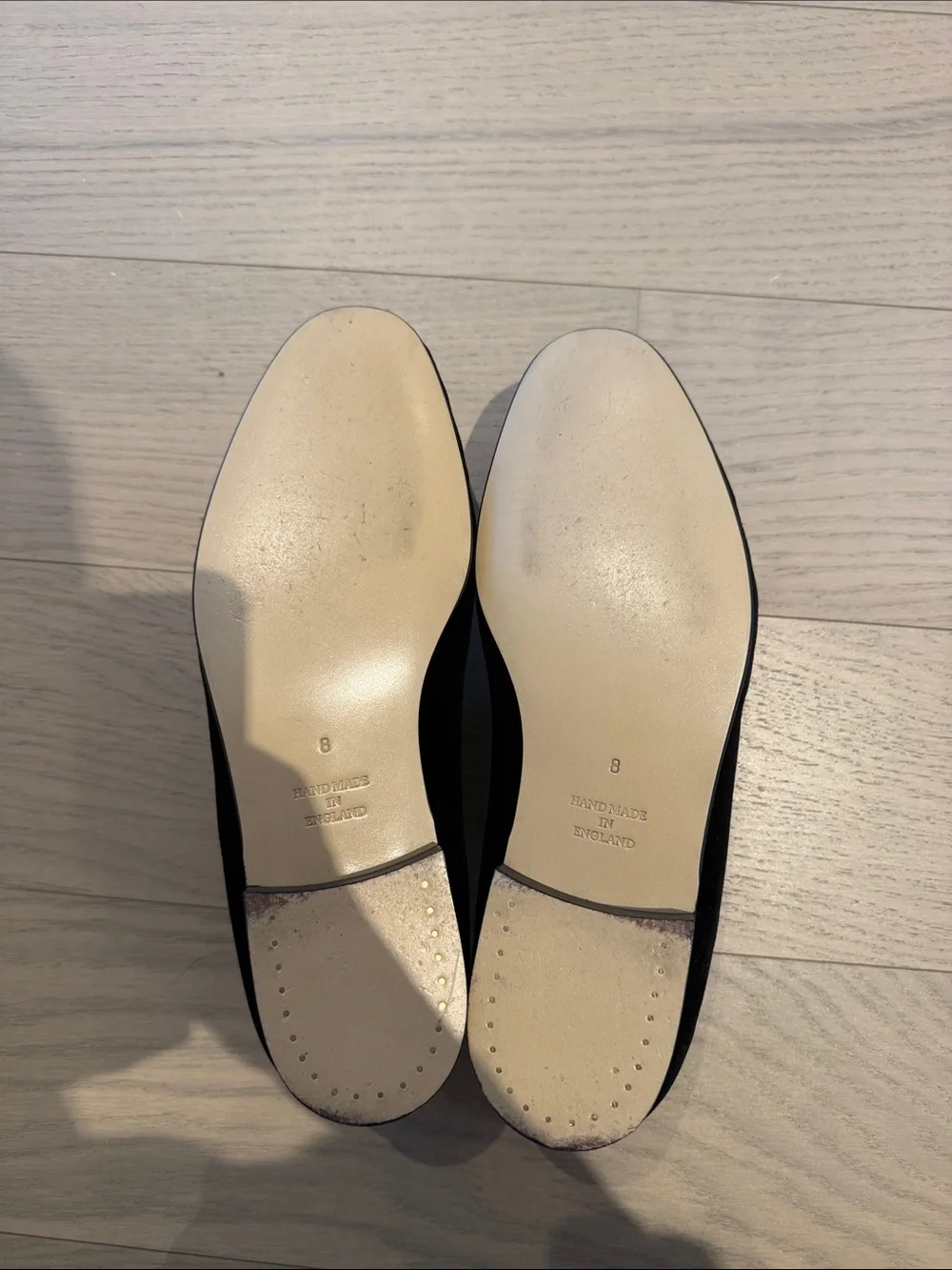Crockett and Jones Plain Albert Black Velvet Men’s Slip-On Loafers